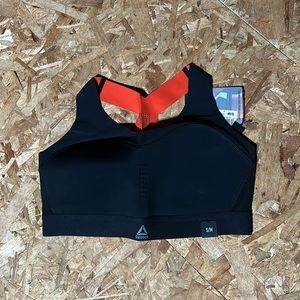 Reebok sports bra black/red S/M